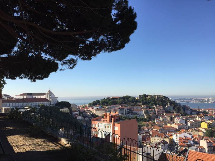 Lisbon, Portugal Hill View Park