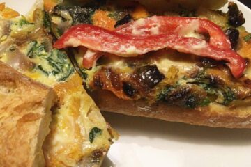 Frittata Sandwich Open - Patatas Kitchen