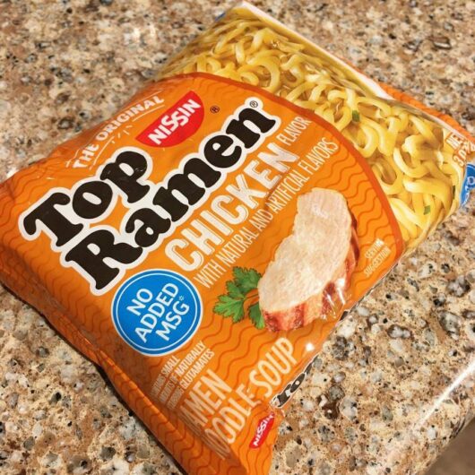 Top Ramen Chicken Flavor Package