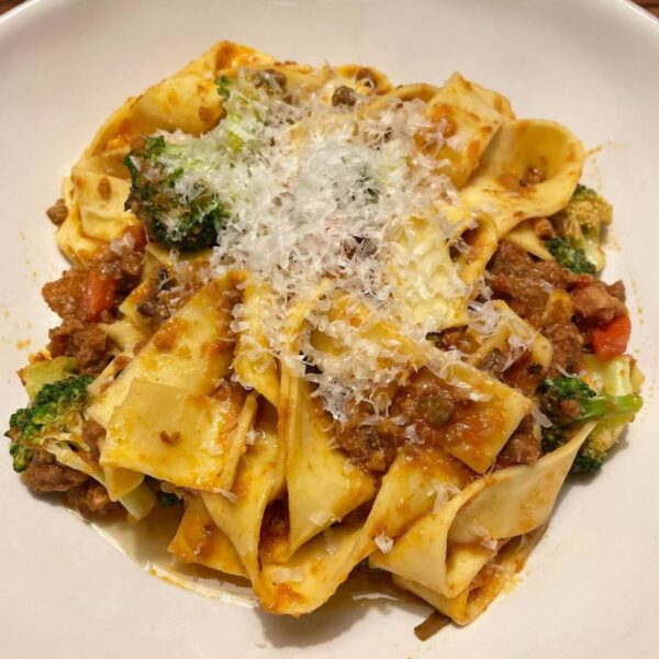 Pappardelle with Bolognese Sauce