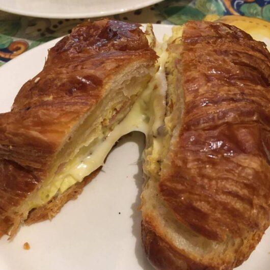 The Little Grocery Croissant Sandwich FB