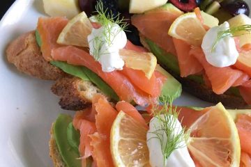 Avocado With Smoked Salmon