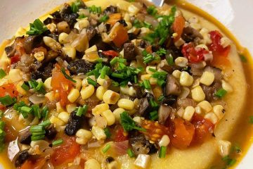 Creamy Polenta Mushroom Ragu