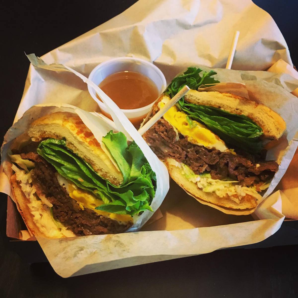 BBQ Hot Beef Sandwich - A+ Burger Oakland
