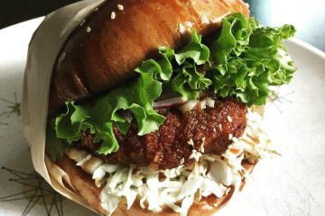 Menchi Katsu Burger - A+ Burger Oakland