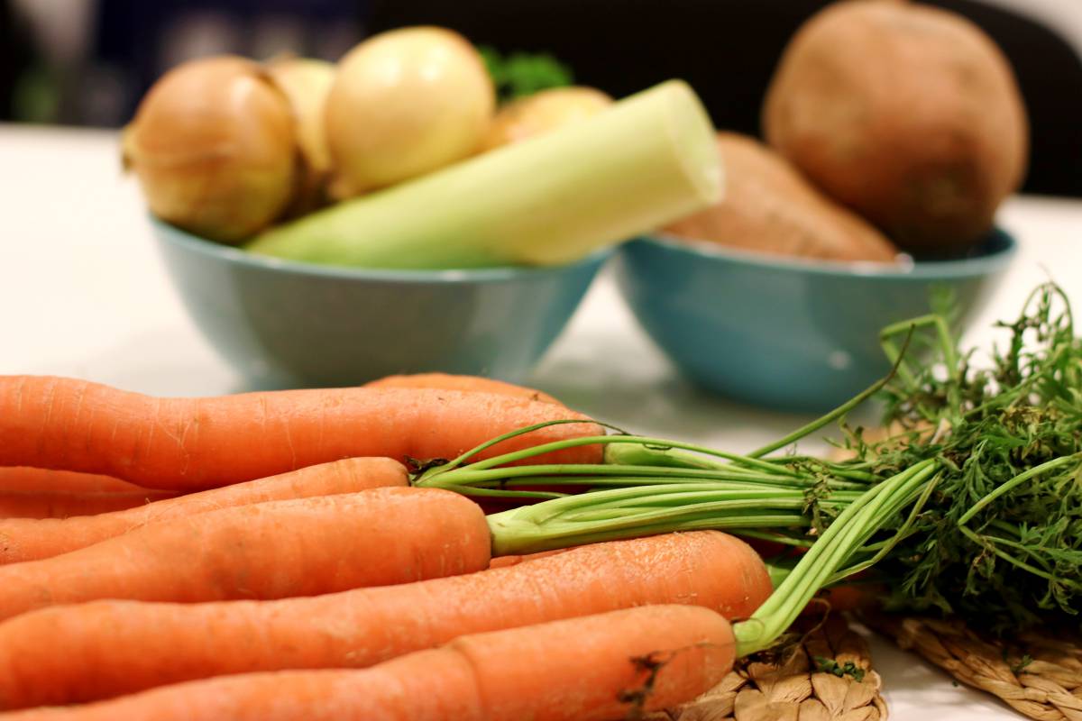 sous vide raw vegetables